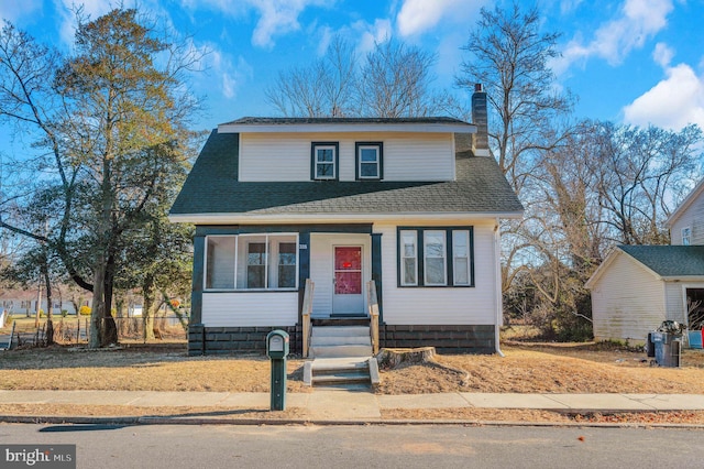 view of front of home