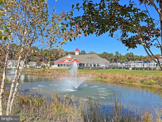 view of water feature