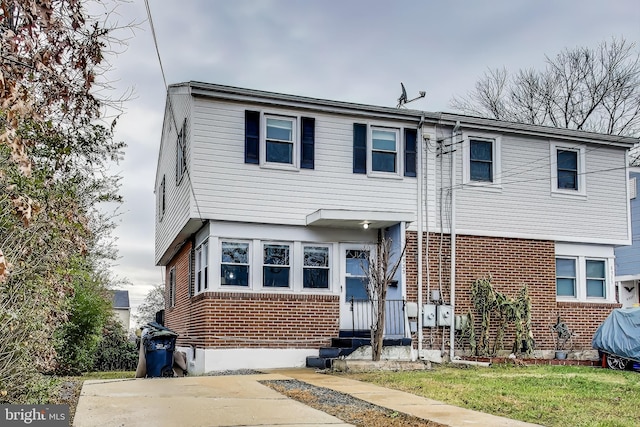 view of front of home