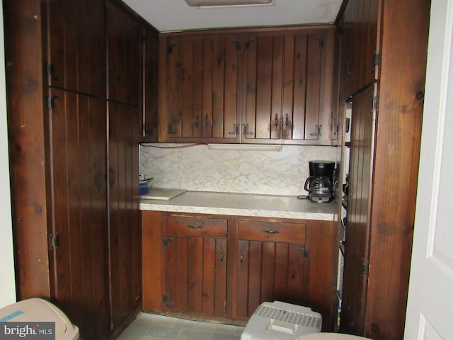 kitchen featuring backsplash