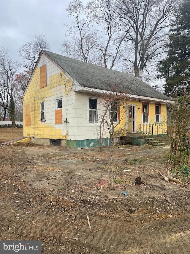 view of front of home