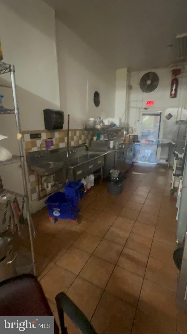 kitchen featuring tile patterned floors