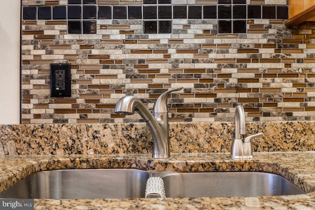 details with light stone counters and sink