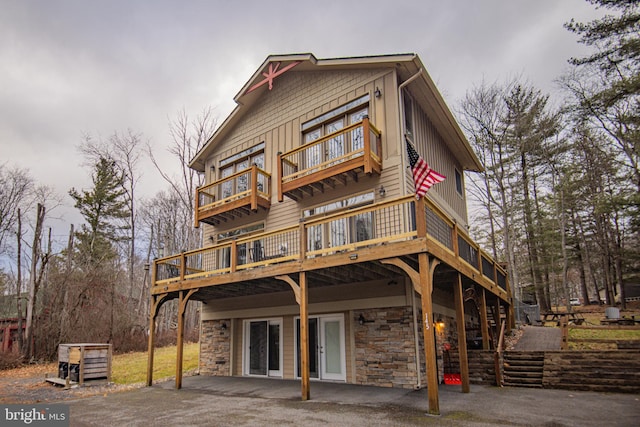 view of back of property