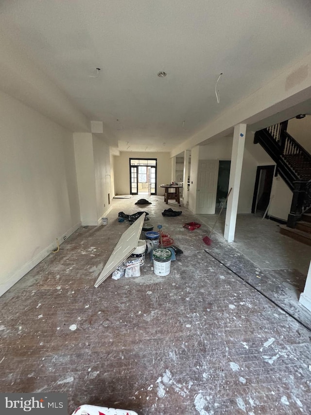 view of unfurnished living room