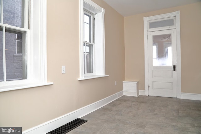 entryway featuring a healthy amount of sunlight