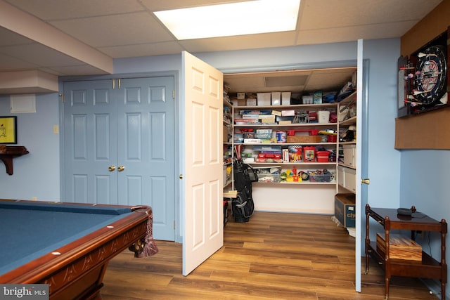 view of pantry