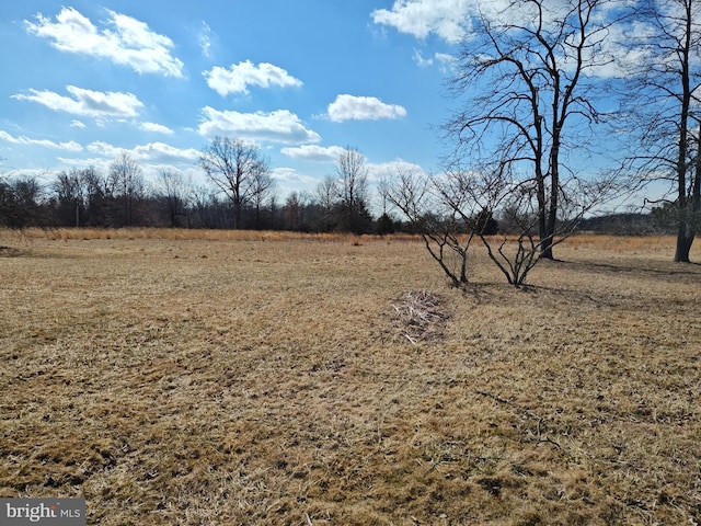 view of landscape featuring a rural view