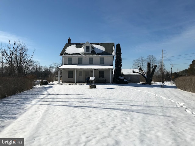 view of front of home