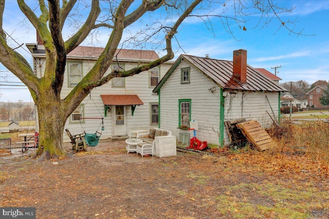 view of rear view of property