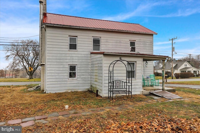 view of rear view of house