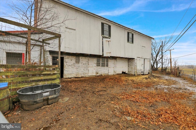 view of back of property