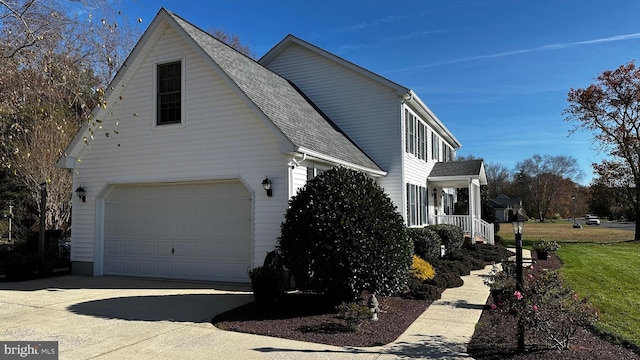 view of side of property