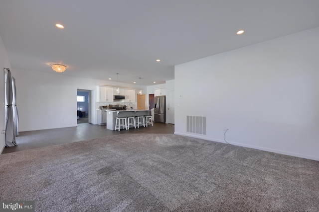 view of unfurnished living room