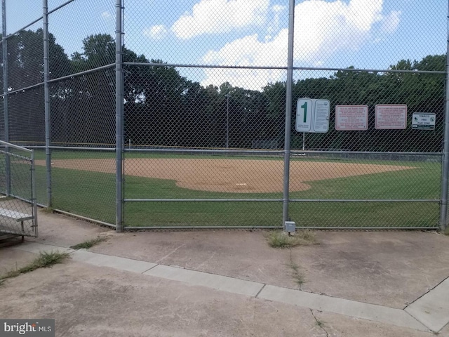 view of sport court