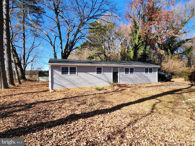 view of ranch-style house