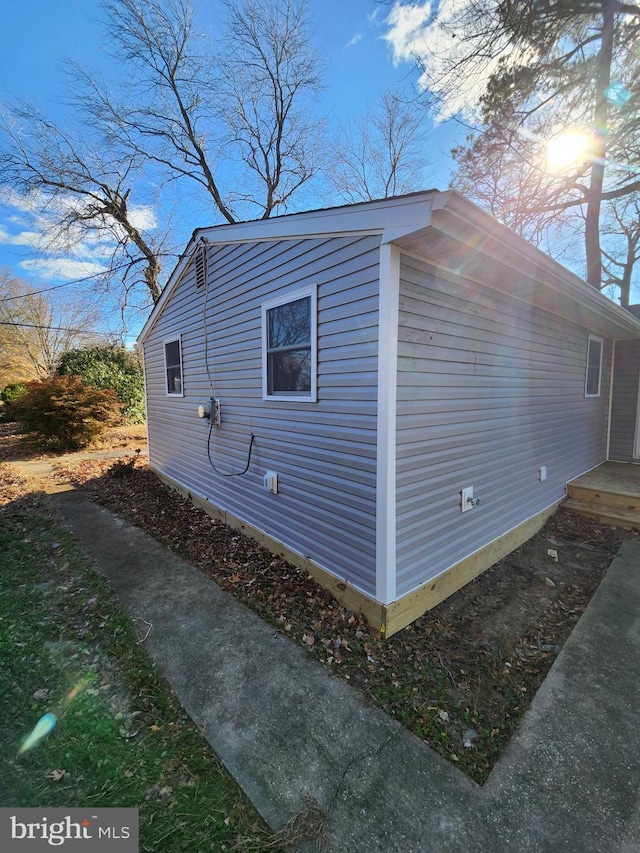 view of property exterior