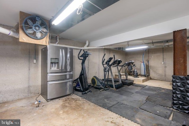 view of exercise room