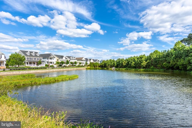 property view of water