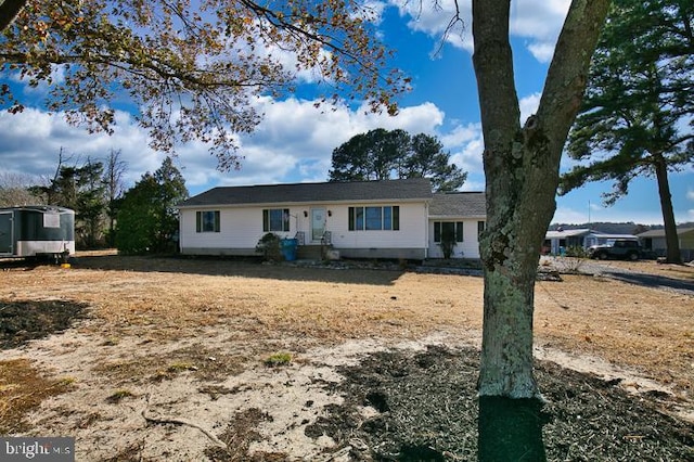 view of front of home