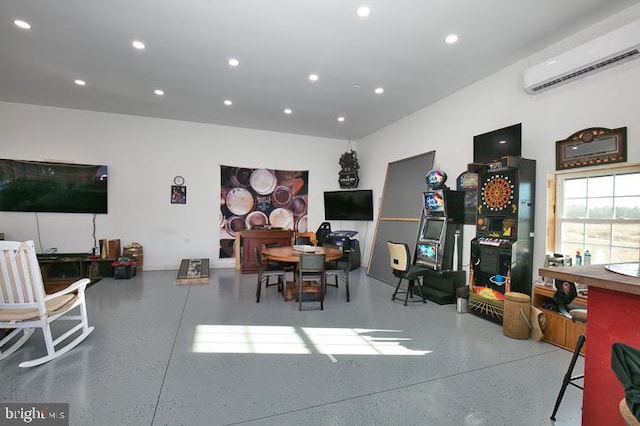 interior space featuring a wall unit AC