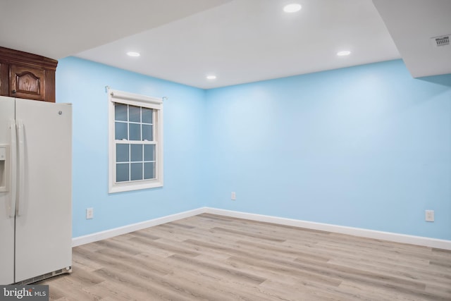 interior space featuring light hardwood / wood-style floors