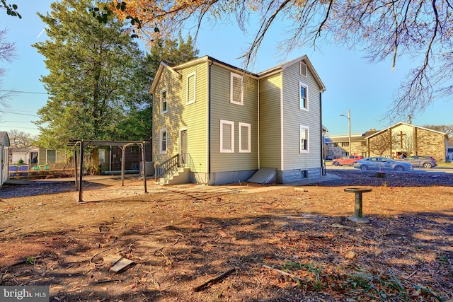 view of side of home