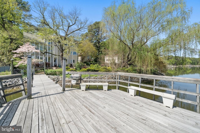 12330 Potomac View Rd, Newburg, MD 20664 - wooden deck with a water view