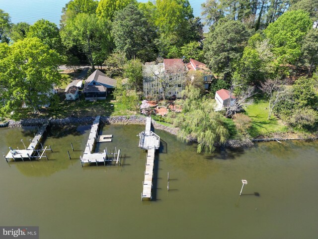 12330 Potomac View Rd, Newburg, MD 20664 - aerial view of a large body of water and a tree filled landscape