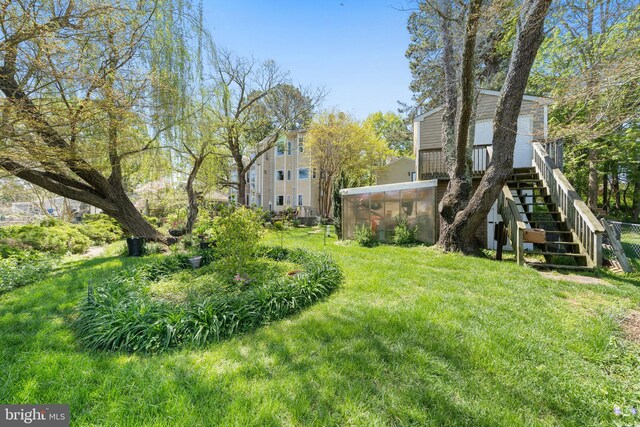12330 Potomac View Rd, Newburg, MD 20664 - view of yard with stairs