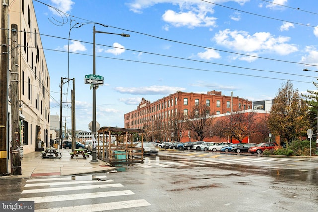 view of road