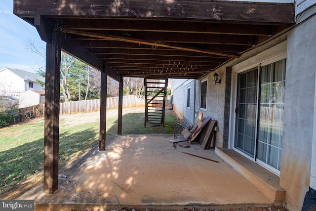 view of patio