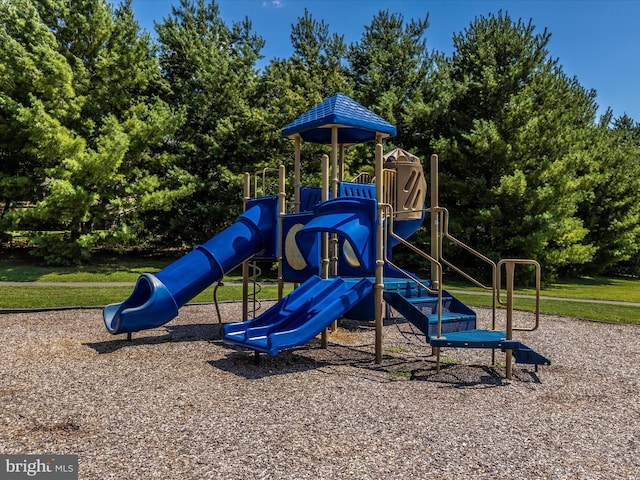 view of jungle gym