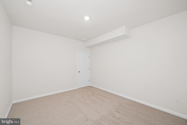 635 Corbit Dr, Middletown, DE 19709 - carpeted empty room featuring baseboards and recessed lighting