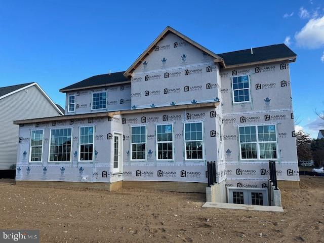 view of rear view of property