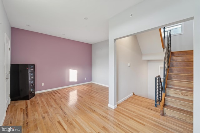 interior space featuring light hardwood / wood-style flooring