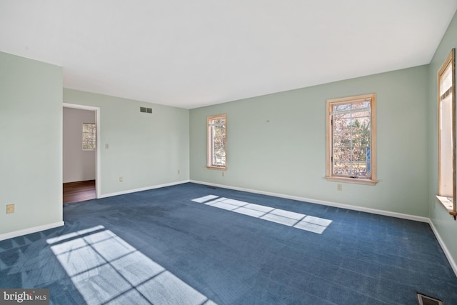 carpeted empty room with plenty of natural light