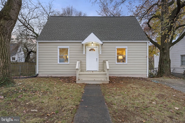 view of front of home