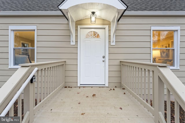 view of property entrance