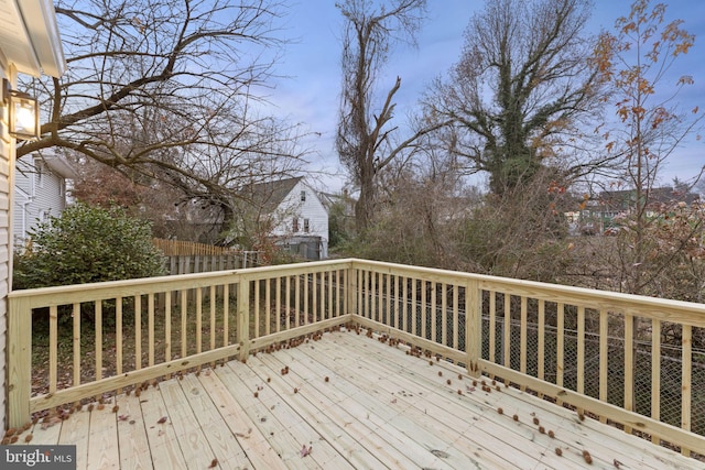 view of deck