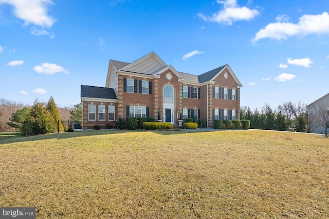 view of front of house featuring a front yard