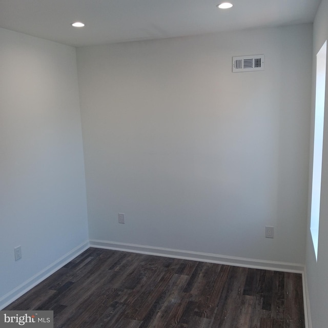 1911 N Lawrence St, Philadelphia, PA 19122 - spare room with dark wood-type flooring and recessed lighting