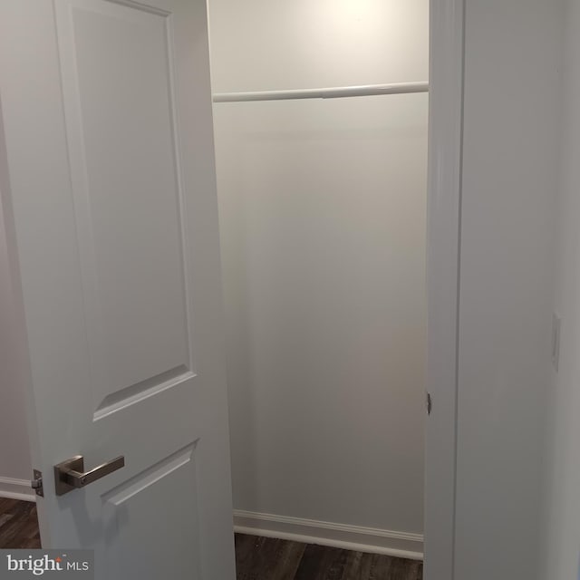 view of closet