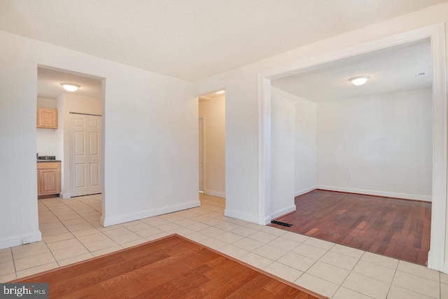 view of tiled empty room