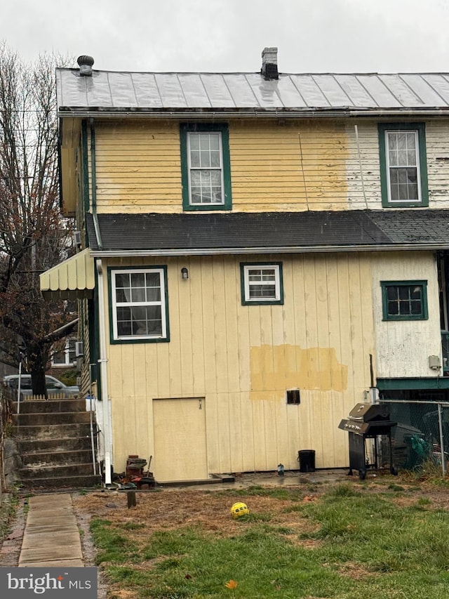 view of back of property