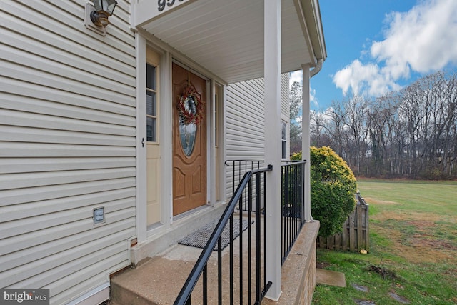 view of property entrance