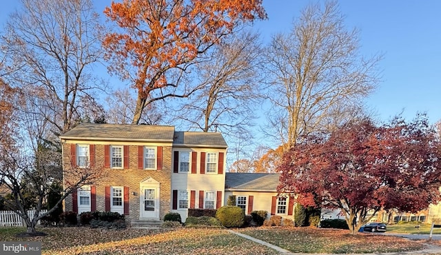 view of colonial house