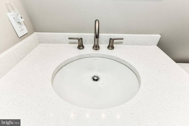 interior details featuring sink