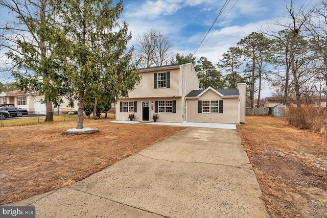 view of front of home