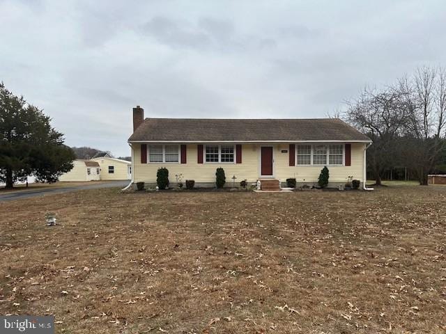 view of ranch-style home